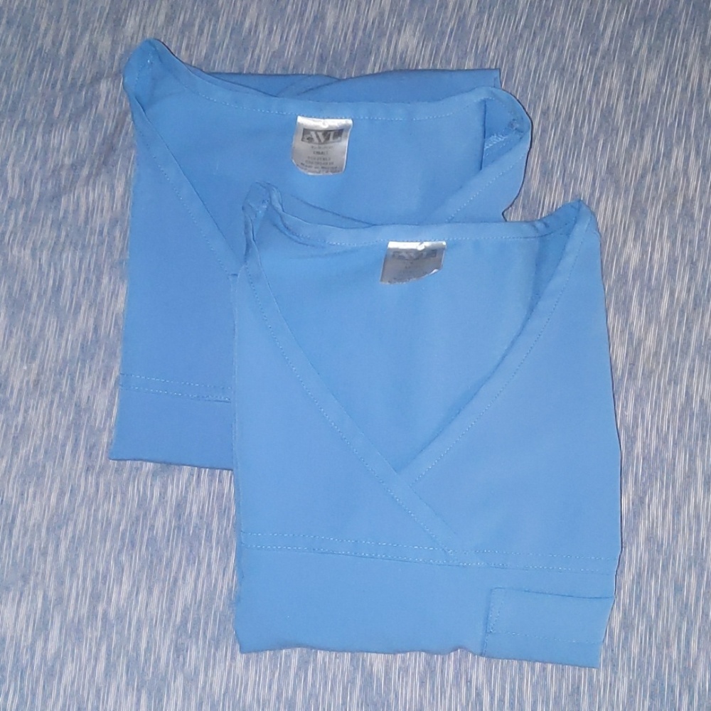 Lot of 2 scrub tops